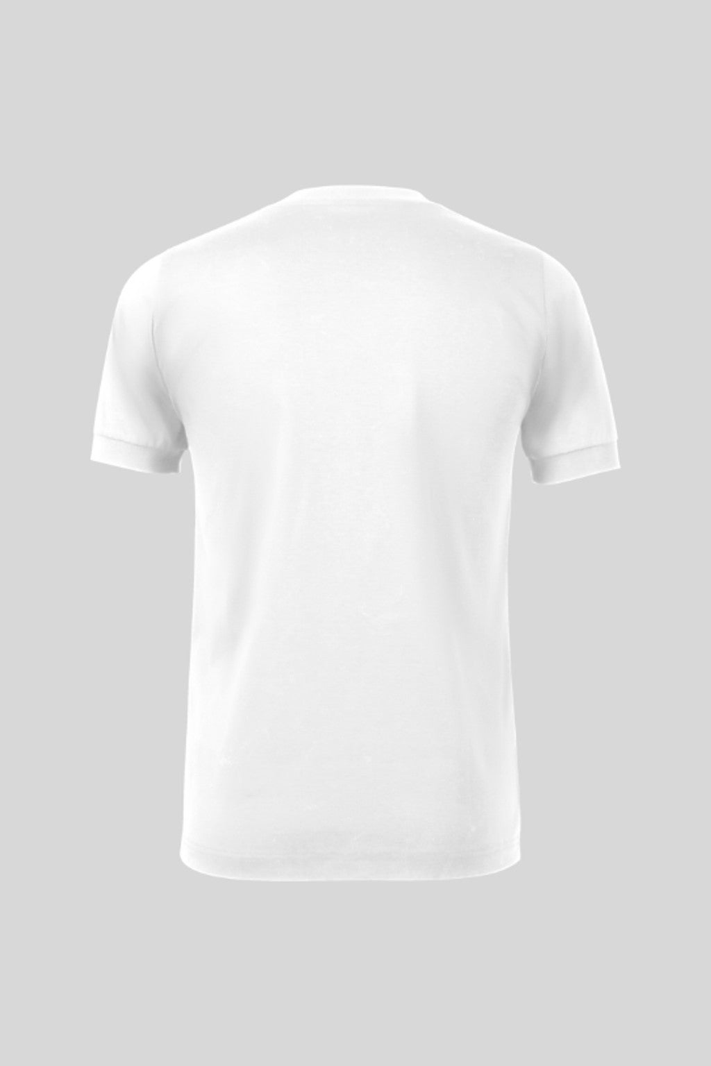 THEODORE The Mykonos White Cotton Crew-Neck T-Shirt, view 3 of 7