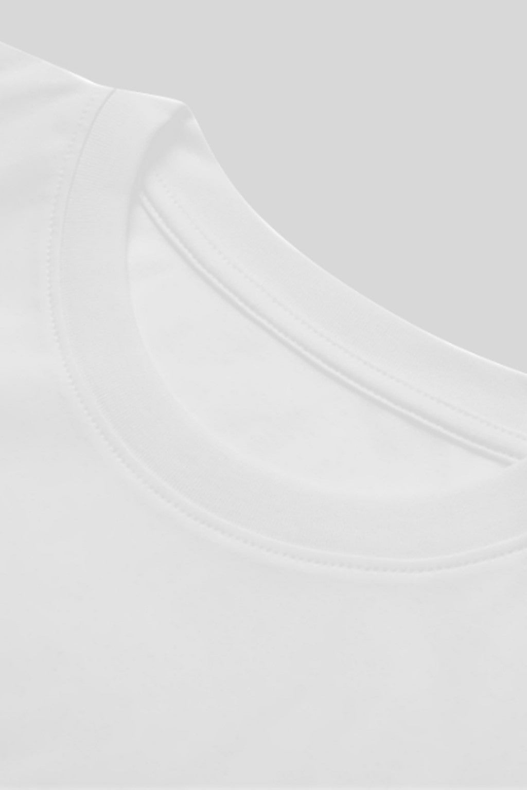 THEODORE The Mykonos White Cotton Crew-Neck T-Shirt, view 4 of 7