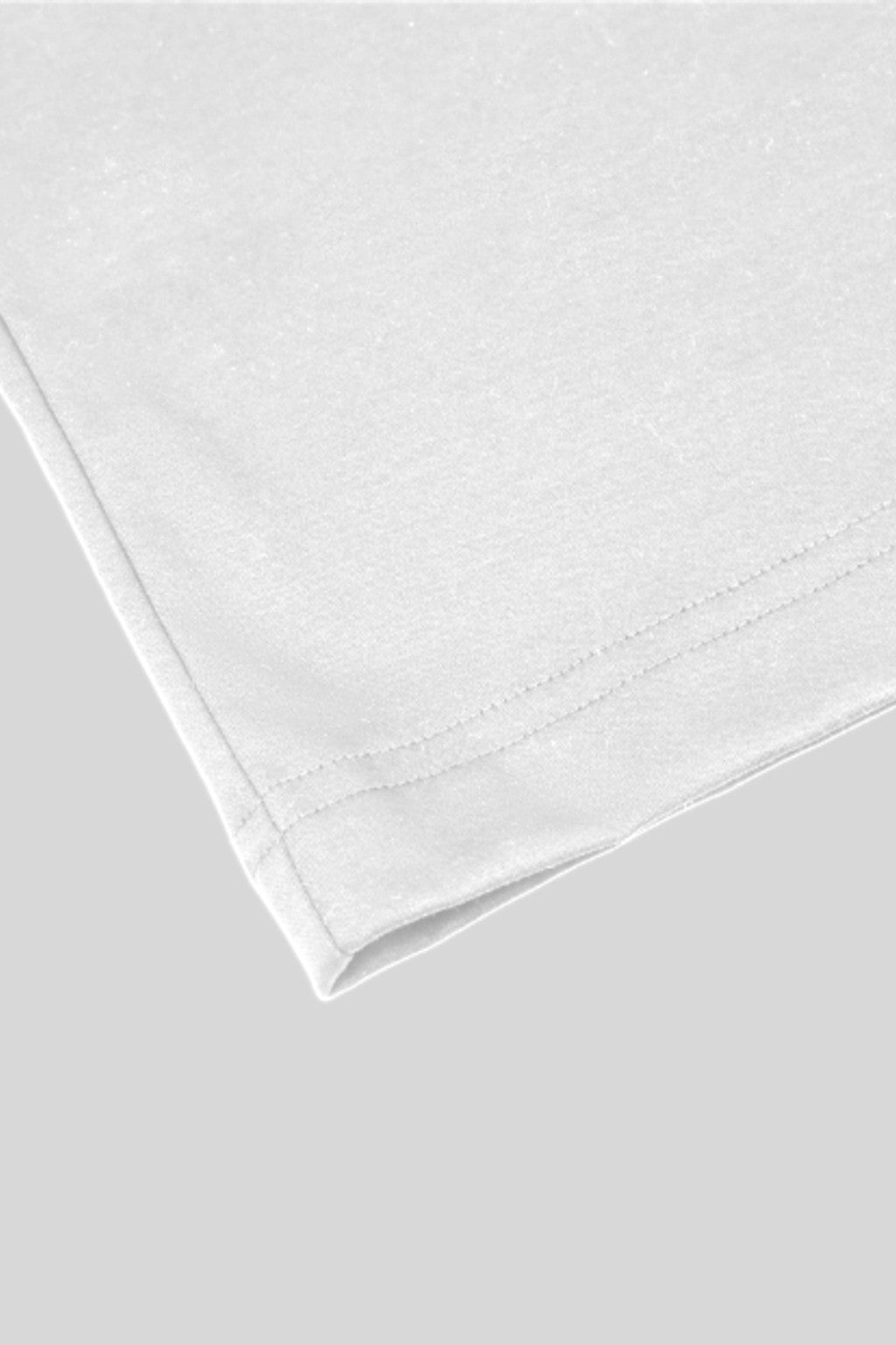 THEODORE The Mykonos White Cotton Crew-Neck T-Shirt, view 6 of 7