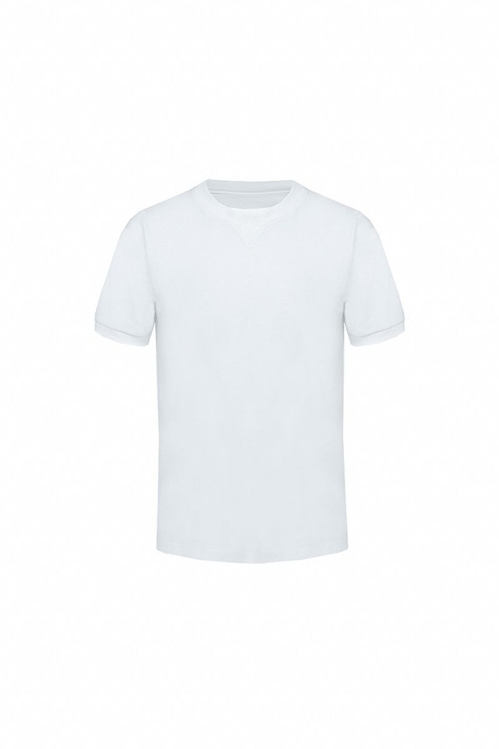THEODORE The Symi White Lightweight Cotton T-Shirt, view 1 of 2