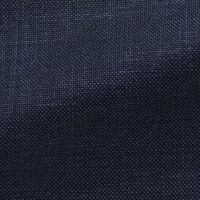 D.Blue Stretch Wool-Silk-Linen Jacket