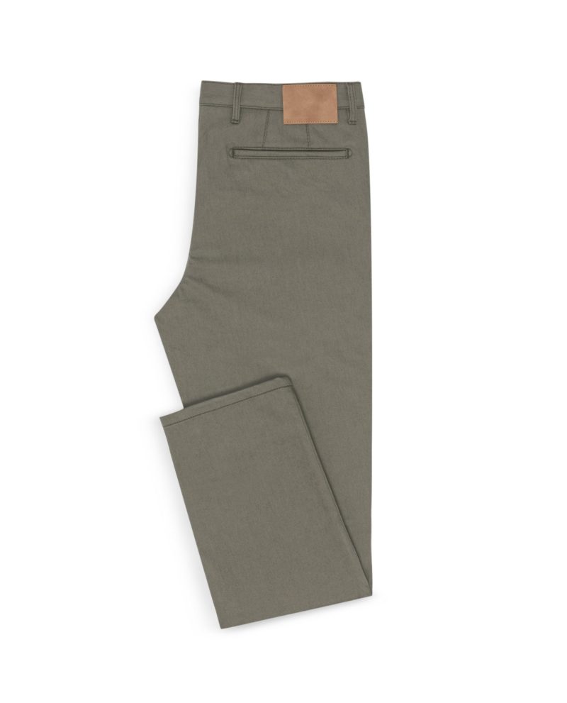Dusty Olive Twill Stretch Pants