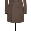 M.Brown Melange Fine Wool Coat