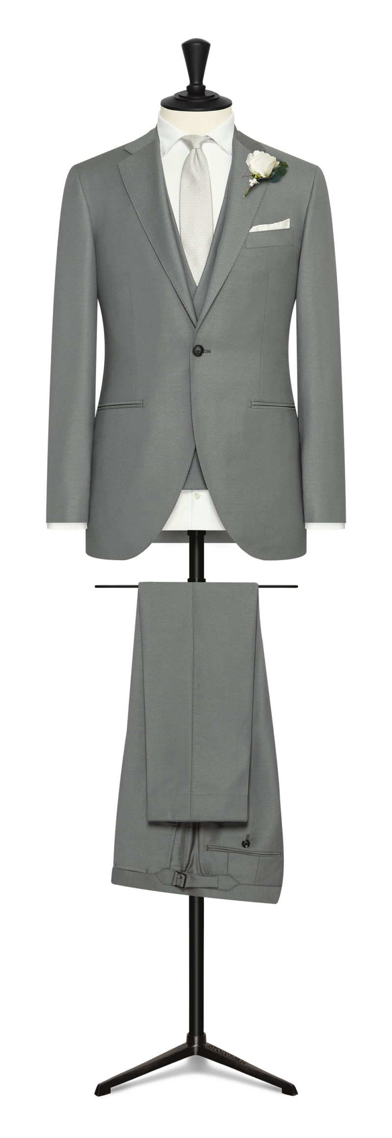 Grey S120 Wool Sablé
