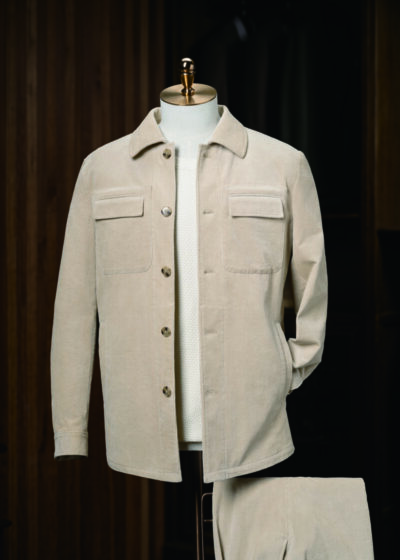 Sandalwood Cream Corduroy Sport Jacket